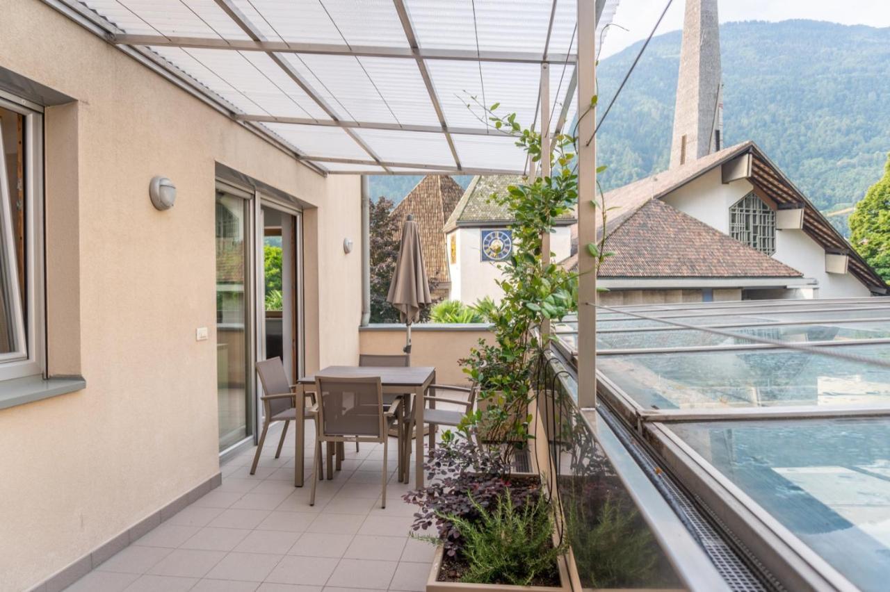 Ferienwohnung Mit Garage, Fahrradraum Und Sehr Grosser Sonnenverwoehnten Terrasse Lagundo Eksteriør bilde